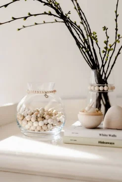 Pääsiäinen^Aarikka koriste Yllätysmuna beige