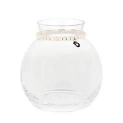 Maljakot Ja Ruukut^Aarikka Kupla lasimaljakko iso 22 cm kirkas/valkoinen