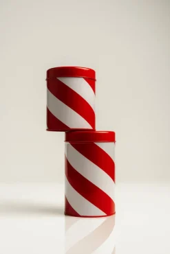 Ruoansäilytys Ja Järjestys^Aarikka peltipurkki Riemuraita S punainen