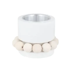 Lyhdyt Ja Kynttilänjalat^Aarikka Prinsessa kynttilänjalka valkoinen