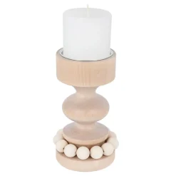 Lyhdyt Ja Kynttilänjalat^Aarikka Prinssi kynttilänjalka beige