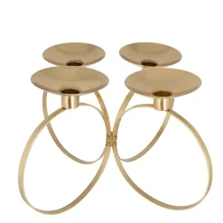 Lyhdyt Ja Kynttilänjalat^Aarikka Pöytälukki kynttilänjalka messinki