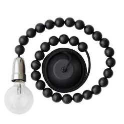 Sisustusvalaisimet^Aarikka Reitti kattovalaisin musta