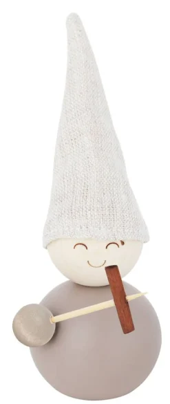 Koriste-Esineet^Aarikka Saunatonttu Grillaaja villanruskea