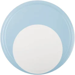 Tarjoilu^Aarikka tarjotin Ø 38 cm tuliainen v.sininen