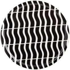 Tarjoilu^Aarikka tarjotin Maius Ø 46 cm musta