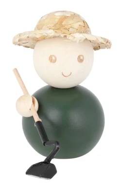 Koriste-Esineet^Aarikka Tonttu Viljelijä havunvihreä