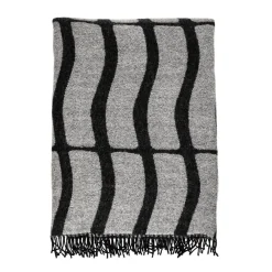 Sisustustekstiilit^Aarikka torkkupeitto Maius 140x170 cm musta