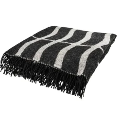 Sisustustekstiilit^Aarikka torkkupeitto Maius 140x170 cm musta