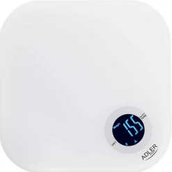 Keittiötarvikkeet^Adler keittiövaaka valkoinen