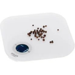 Keittiötarvikkeet^Adler keittiövaaka valkoinen