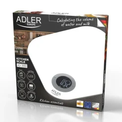 Keittiötarvikkeet^Adler keittiövaaka valkoinen