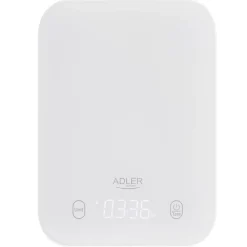 Keittiötarvikkeet^Adler keittiövaaka valkoinen