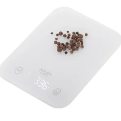 Keittiötarvikkeet^Adler keittiövaaka valkoinen