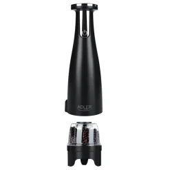 Keittiötarvikkeet^Adler suola- ja pippurimylly elektroninen musta