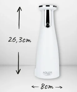 Keittiötarvikkeet^Adler suola- ja pippurimylly elektroninen valkoinen
