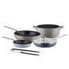 Keittoastiat^Alessi kattilasetti Tama 5-os alumiinia