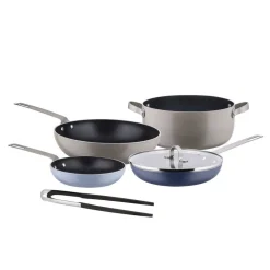 Keittoastiat^Alessi kattilasetti Tama 5-os alumiinia