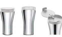 Juoma- Ja Baaritarvikkeet^Alessi matkamuki Caffa 40 cl valkoinen kansi