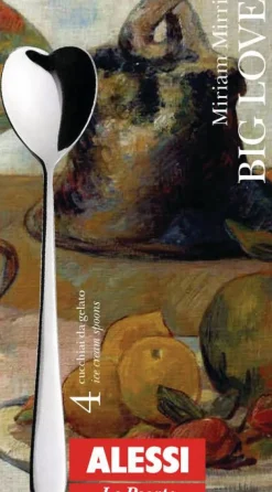 Aterimet^Alessi Sydänlusikat BIG LOVE 4 kpl