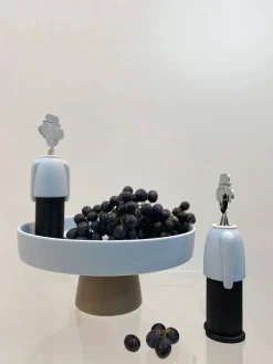 Juoma- Ja Baaritarvikkeet^Alessi viinipullonavaaja Alessandro M. siniharmaa