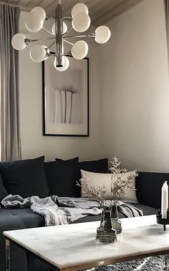 Sisustusvalaisimet^ Aneta Lighting Fidelio 12-os. kattovalaisin kromi