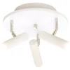 Sisustusvalaisimet^ Aneta Lighting kattospotti Artic LED  3-os. pyöreä valkoinen/kromi
