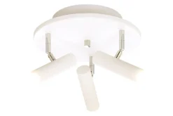 Sisustusvalaisimet^ Aneta Lighting kattospotti Artic LED  3-os. pyöreä valkoinen/kromi