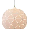 Sisustusvalaisimet^ Aneta Lighting kattovalaisin Lattice 30 cm valkoinen