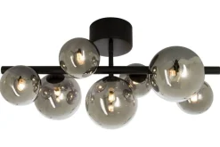 Sisustusvalaisimet^ Aneta Lighting kattovalaisin Molekyl musta 7-os.