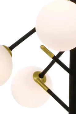 Sisustusvalaisimet^ Aneta Lighting kattovalaisin Akrobat 5-os musta/mattamessinki