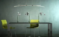 Sisustusvalaisimet^ Aneta Lighting kattovalaisin Svala kromi