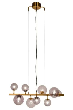 Sisustusvalaisimet^ Aneta Lighting kattovalaisin Molekyl 9-os antiikki/savunharmaa