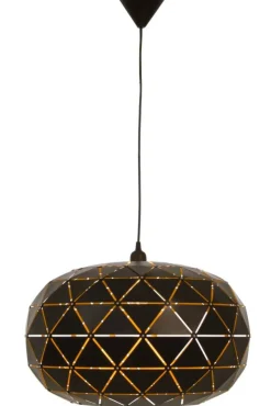 Sisustusvalaisimet^ Aneta Lighting kattovalaisin Lattice 50 cm musta