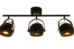 Sisustusvalaisimet^ Aneta Lighting kattovalaisin Bow 3-os. musta