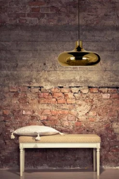 Sisustusvalaisimet^ Aneta Lighting kattovalaisin Lounge tumma kulta