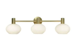 Kosteantilanvalaisimet^ Aneta Lighting kylpyhuoneen seinävalaisin Elba 3-osainen mat