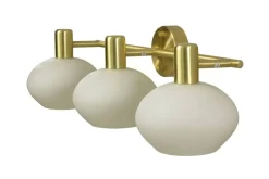 Kosteantilanvalaisimet^ Aneta Lighting kylpyhuoneen seinävalaisin Elba 3-osainen mat