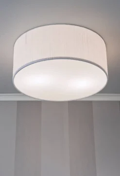 Sisustusvalaisimet^ Aneta Lighting plafondi Bendir ø 38 valkoinen rypytetty