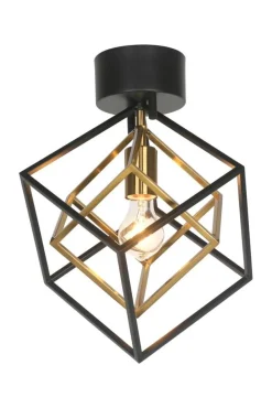 Sisustusvalaisimet^ Aneta Lighting plafondi Cubes musta/antiikki