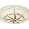 Sisustusvalaisimet^ Aneta Lighting plafondi Kompass 42 cm valkoinen/musta