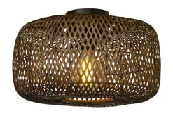 Sisustusvalaisimet^ Aneta Lighting plafondi Savanna Ø 40 cm ruskea