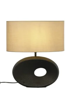 Sisustusvalaisimet^ Aneta Lighting pöytävalaisin Ellipse musta/beige