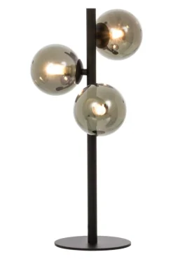 Sisustusvalaisimet^ Aneta Lighting pöytävalaisin Molekyl 3-os. musta