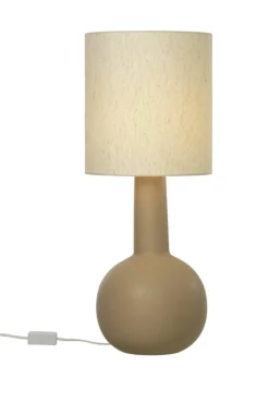 Sisustusvalaisimet^ Aneta Lighting pöytävalaisin Eleana ruskea/beige