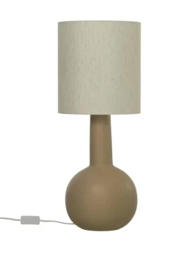 Sisustusvalaisimet^ Aneta Lighting pöytävalaisin Eleana ruskea/beige