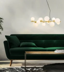 Sisustusvalaisimet^ Aneta Lighting riippuvalaisin Molekyl 11-os. mattamessinki