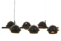 Sisustusvalaisimet^ Aneta Lighting riippuvalaisin Bow 6-os. musta