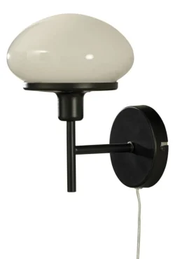 Sisustusvalaisimet^ Aneta Lighting seinävalaisin New August musta/valkoinen