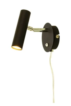 Sisustusvalaisimet^ Aneta Lighting seinävalaisin Artic LED musta/teräs